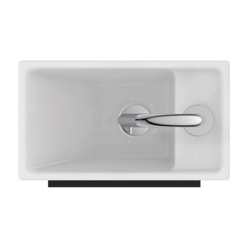 1114060015 1 ΝΙΠΤΗΡΑΣ TEMPO 37x21cm ΕΛΕΥΘΕΡΗΣ ΤΟΠΟΘΕΤΗΣΗ ΟΡΘΟΓΩΝΙΟΣ ΛΕΥΚΟΣ IDEAL