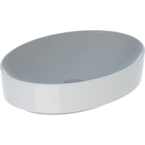 ΝΙΠΤΗΡΑΣ VARIFORM 55x40cm ΟΒΑΛ ΧΩΡΙΣ ΟΠΗ ΚΑΙ ΥΠΕΡΧΕΙΛΙΣΗ ΛΕΥΚΟΣ ΕΛΕΥΘΕΡΗΣ ΤΟΠΟΘΕΤΗΣΗΣ GEBERIT