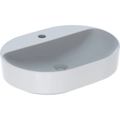 ΝΙΠΤΗΡΑΣ VARIFORM 60x45cm ΕΛΛΕΙΠΤΙΚΟΣ ΜΕ ΟΠΗ ΧΩΡΙΣ ΥΠΕΡΧΕΙΛΙΣΗ ΛΕΥΚΟΣ ΕΛΕΥΘΕΡΗΣ ΤΟΠΟΘΕΤΗΣΗΣ GEBERIT