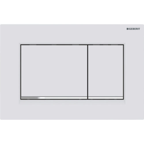 ΠΛΑΚΕΤΑ GEBERIT SIGMA 30 115.883.JT.1 ΛΕΥΚΟ ΜΑΤ ΧΡΩΜΕ