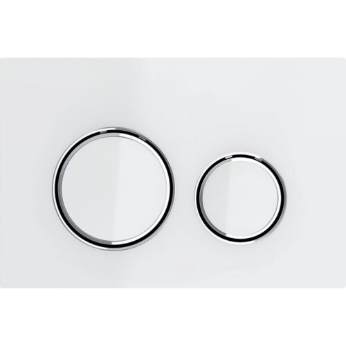 ΠΛΑΚΕΤΑ GEBERIT DUAL FLUSH 115.884.SI.1 SIGMA 21 ΛΕΥΚΗ-ΧΡΩΜΕ