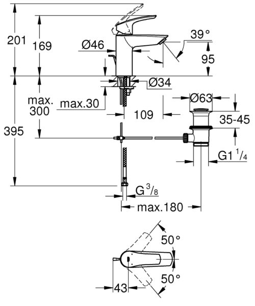 ΜΠΑΤΑΡΙΑ ΝΙΠΤΗΡΟΣ EUROSMART 33265003 ΧΑΜΗΛΗ ΧΡΩΜΕ GROHE 9 1301020138 tech ΜΠΑΤΑΡΙΑ ΝΙΠΤΗΡΟΣ EUROSMART 33265003 ΧΑΜΗΛΗ ΧΡΩΜΕ GROHE