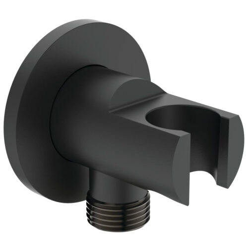 ΠΑΡΟΧΗ ΥΔΡΟΛΗΨΙΑΣ IDEALRAIN ΜΕ ΣΤΗΡΙΓΜΑ ΣΤΡΟΓΓΥΛΗ SILK BLACK IDEAL