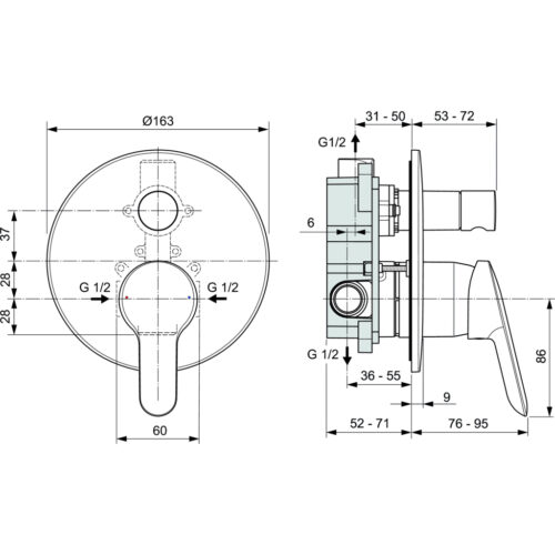 ΑΝΑΜΙΚΤΗΣ ΕΝΤΟΙΧΙΖΟΜΕΝΟΣ II ALPHA KIT ΧΡΩΜΕ IDEAL 8 1309080045 tech ΑΝΑΜΙΚΤΗΣ ΕΝΤΟΙΧΙΖΟΜΕΝΟΣ II ALPHA KIT ΧΡΩΜΕ IDEAL