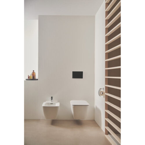 ΧΑΡΤΟΘΗΚΗ ΜΕ ΚΑΠΑΚΙ ΙΟΜ SQUARE INOX ΧΡΩΜΕ IDEAL
