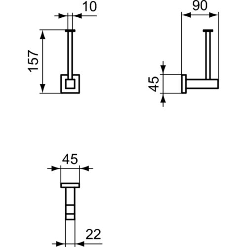 1403050075 tech ΧΑΡΤΟΘΗΚΗ ΑΝΟΙΧΤΗ ΚΑΘΕΤΗ ΙΟΜ SQUARE ΧΡΩΜΕ IDEAL