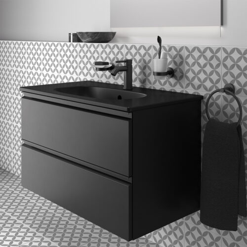 ΠΟΤΗΡΟΘΗΚΗ ΙΟΜ ΜΕ ΜΑΤ ΓΥΑΛΙ SILK BLACK IDEAL