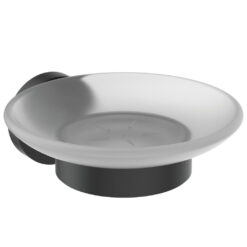 ΣΑΠΟΥΝΟΘΗΚΗ ΙΟΜ ΜΕ ΜΑΤ ΓΥΑΛΙ SILK BLACK IDEAL