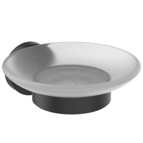 ΣΑΠΟΥΝΟΘΗΚΗ ΙΟΜ ΜΕ ΜΑΤ ΓΥΑΛΙ SILK BLACK IDEAL