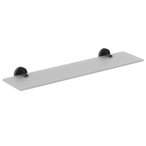 ΡΑΦΙ 60cm ΙΟΜ ΜΕ ΜΑΤ ΓΥΑΛΙ SILK BLACK IDEAL