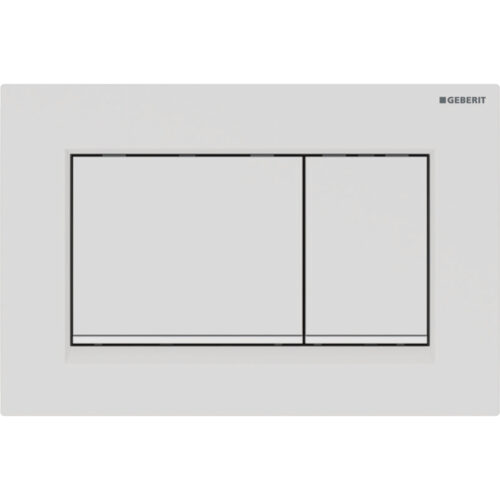 ΠΛΑΚΕΤΑ GEBERIT SIGMA 30 DUAL FLUSH 115.883.01.1 ΛΕΥΚΗ ΜΑΤ