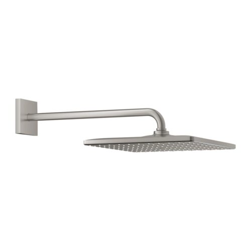 ΚΕΦΑΛΗ ΚΑΙ ΒΡΑΧΙΟΝΑΣ ΤΟΙΧΟΥ RAINSHOWER MONO 310 CUBE 26564DC0 SUPERSTEEL GROHE
