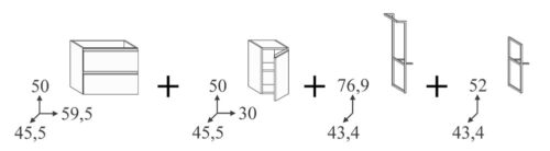 90cm 4 d ΜΕΤΑΛΙΚΗ ΒΑΣΗ ΓΙΟΡΚ 90cm ΣΕΤ 4 ΤΕΜΑΧΙΩΝ ΧΡΩΜΑ GLOSS ΛΕΥΚΟ