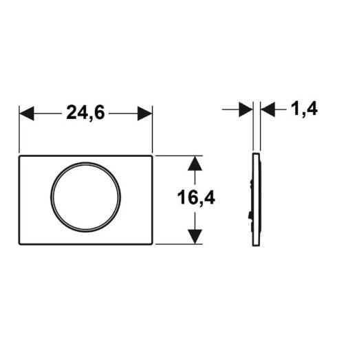 geberit sigma ΠΛΑΚΕΤΑ GEBERIT SIGMA 10 115.787.SN.5 ΧΡΩΜΕ