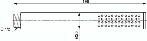 idealstandard metalliko thl phon stick bc774 dim ΤΗΛΕΦΩΝΟ ΛΟΥΤΡΟΥ IDEALRAIN FAMILY STICK ΧΡΥΣΟ IDEAL