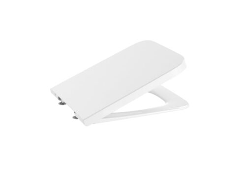ΚΑΠΑΚΙ ΛΕΚΑΝΗΣ INSPIRA SQUARE SOFT CLOSE ΛΕΥΚΟ ROCA