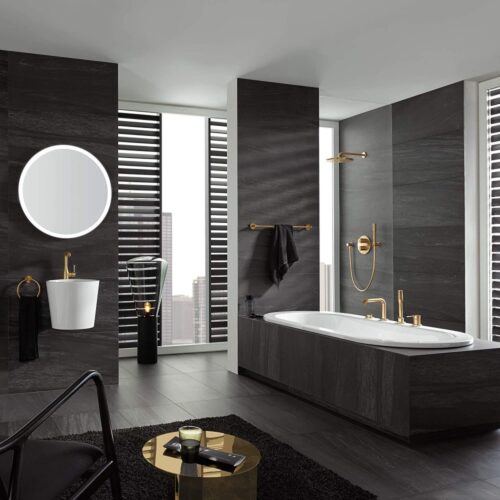 ΠΕΤΣΕΤΟΘΗΚΗ ESSENTIALS ΜΟΝΗ 60cm BRUSHED WARM SUNSET GROHE