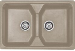 ΝΕΡΟΧΥΤΗΣ ΣΥΝΘΕΤΙΚΟΣ ΓΡΑΝΙΤΗΣ 78x51cm SANITEC 318 GRANITE CAPPUCCINO