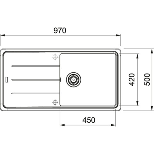 ΝΕΡΟΧΥΤΗΣ ΓΡΑΝΙΤΗ 97x50cm BASIS BFG 611-97 FRANKE COFFEE 6 1609030085 1 ΝΕΡΟΧΥΤΗΣ ΓΡΑΝΙΤΗ 97x50cm BASIS BFG 611-97 FRANKE COFFEE