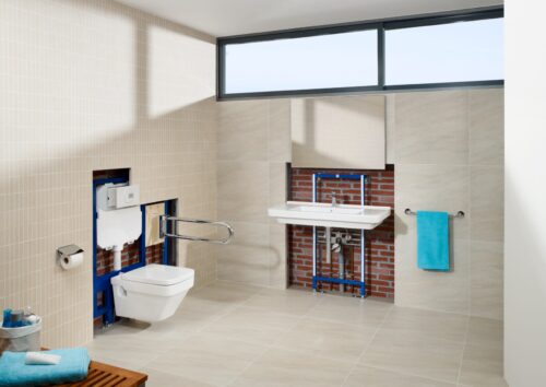 ΕΝΤΟΙΧΙΣΜΕΝΟ ΚΑΖΑΝΑΚΙ BASIC ONE WC WALL COMPACT A890070120 8cm ROCA