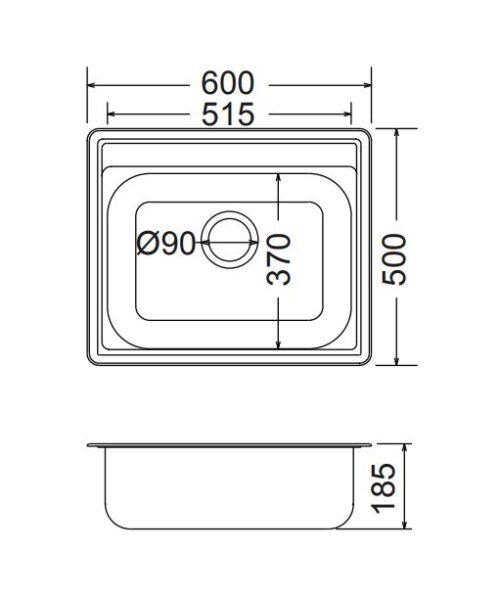 ΝΕΡΟΧΥΤΗΣ INOX ΣΑΓΡΕ 60x50cm VALLEY 25060 FORTINOX 8 25060 ΝΕΡΟΧΥΤΗΣ INOX ΣΑΓΡΕ 60x50cm VALLEY 25060 FORTINOX