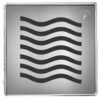 ΣΧΑΡΑΚΙ ΑΣΦΑΛΕΙΑΣ ΖΕΦΥΡΟΣ 12x12cm INOX