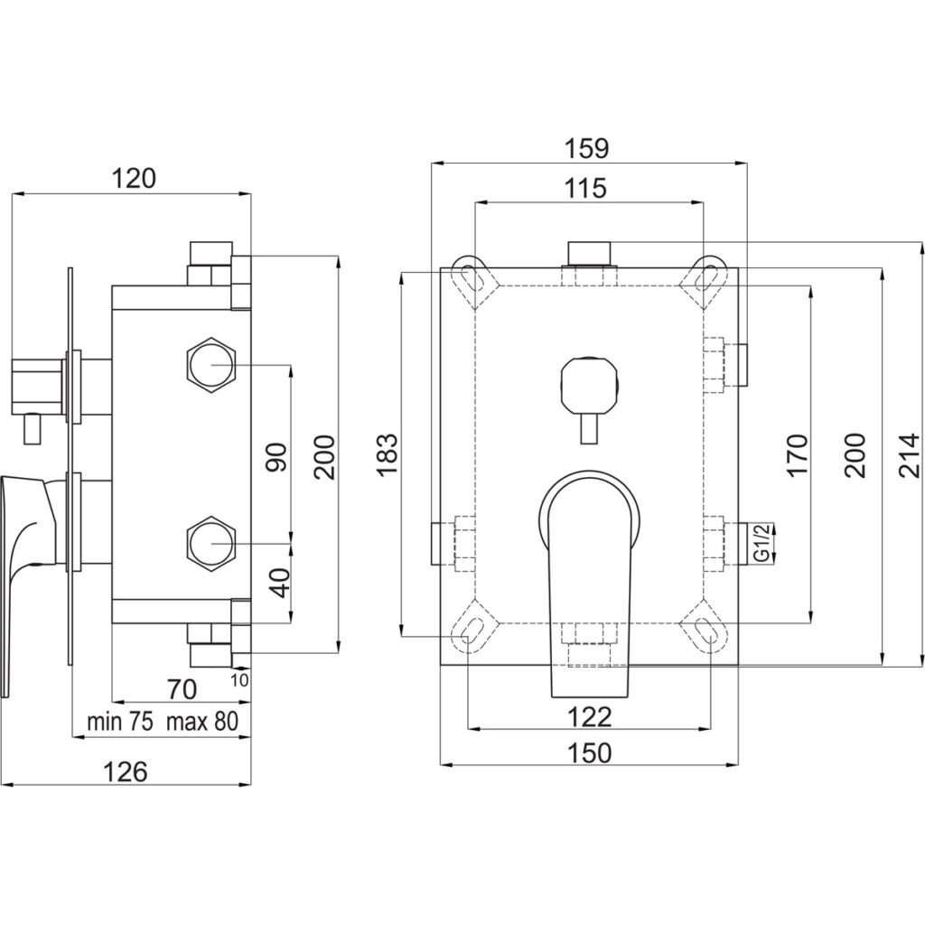 BAQ7P3BOX <ul>
<li>μηχανισμός κεραμικών δίσκων</li>
<li>τρεις έξοδοι ροής, πέντε διαδρομές νερού</li>
<li>υποδοχή: G1/2</li>
</ul>
<p><img src="https://b2b.karag.gr/media/wysiwyg/product_ferro/BAQ7P3BOX-sxedio.jpg" alt="" width="341" height="341" /></p>