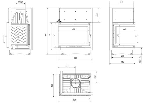 Alternative view of KRATKI ZUZIA/ECO/L/BS/DECO ΑΡΙΣΤΕΡΗ ΓΩΝΙΑ 12KW / 120-160m2 ΕΝΕΡΓΕΙΑΚΟ ΤΖΑΚΙ ΜΑΝΤΕΜΕΝΙΟ ΑΕΡΟΘΕΡΜΟ ΜΕ ΑΝΟΙΓΟΜΕΝΗ ΠΟΡΤΑ