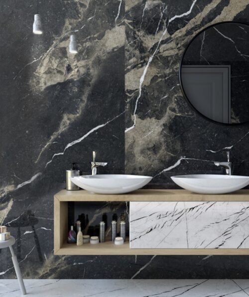 ΠΛΑΚΑΚΙ ΓΡΑΝΙΤΗΣ ΠΙΕΡΕ ΜΠΛΑΚ 60x120cm ΓΥΑΛΙΣΤΕΡΟ RECTIFIED ΠΡΩΤΗΣ ΠΟΙΟΤΗΤΑΣ
