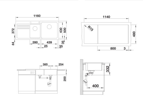 ΝΕΡΟΧΥΤΗΣ ΓΡΑΝΙΤΗ BLANCO NAYA 8S 116x50cm ANTHRACITE BLANCO 6 ΝΕΡΟΧΥΤΗΣ ΓΡΑΝΙΤΗ BLANCO NAYA 8S 116x50cm ANTHRACITE BLANCO 1 ΝΕΡΟΧΥΤΗΣ ΓΡΑΝΙΤΗ BLANCO NAYA 8S 116x50cm ANTHRACITE BLANCO
