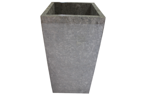 ΝΙΠΤΗΡΑΣ ΔΑΠΕΔΟΥ PEDESTAL STRIPES 40x40x90cm ΓΚΡΙ PICCADILLY