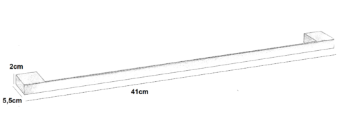 Alternative view of ΠΕΤΣΕΤΟΘΗΚΗ 40cm VERTIGO 41V1-10 ΧΡΩΜΕ