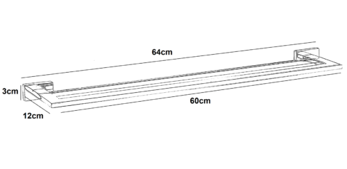 Alternative view of ΠΕΤΣΕΤΟΘΗΚΗ ΔΙΠΛΗ II 60cm GENESIS 42G1-10 ΧΡΩΜΕ