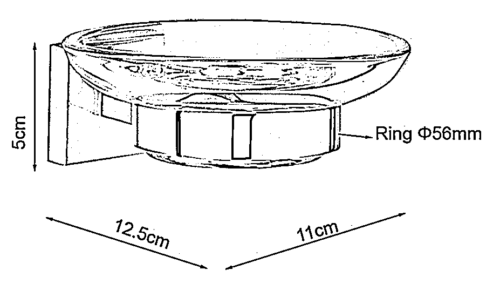 Alternative view of ΣΑΠΟΥΝΟΘΗΚΗ ΤΟΙΧΟΥ 4Χ4 ΑΑ91-10-10 ΓΥΑΛΙ ΧΡΩΜΕ
