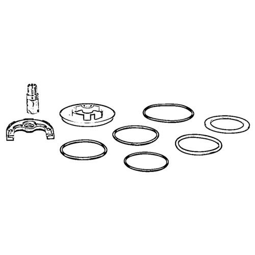 Alternative view of ΑΝΤΑΛΛΑΚΤΙΚΟ ΣΕΤ ΣΤΗΡΙΞΗΣ ΜΠΑΤΑΡΙΑΣ 46249000 GROHE