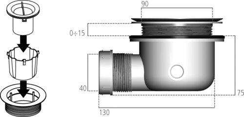 ΒΑΛΒΙΔΑ ΑΠΟΧΕΤΕΥΣΗΣ ΝΤΟΥΖΙΕΡΑΣ 90mm K936367 IDEAL 1 ΒΑΛΒΙΔΑ ΑΠΟΧΕΤΕΥΣΗΣ ΝΤΟΥΖΙΕΡΑΣ 90mm K936367 IDEAL