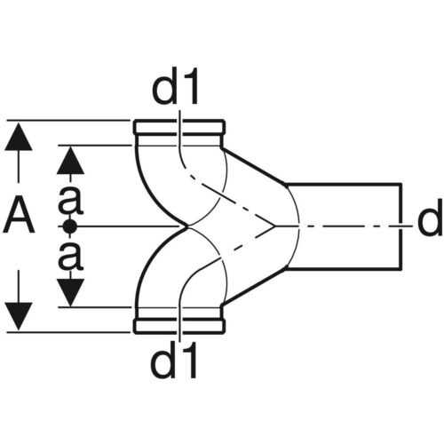 Alternative view of ΔΙΠΛΗ ΑΠΟΧΕΤΕΥΣΗ 367.485.16.1 GEBERIT