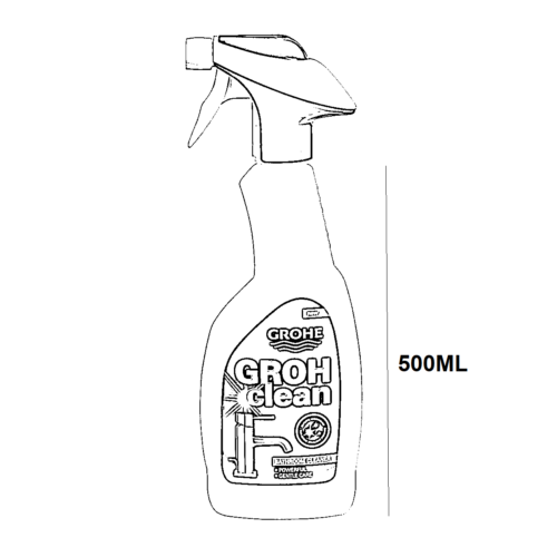 Alternative view of ΚΑΘΑΡΙΣΤΙΚΟ ΜΠΑΤΑΡΙΩΝ GROHCLEAN 500ml 48166 GROHE