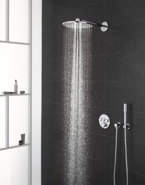 ΚΕΦΑΛΗ ΚΑΙ ΒΡΑΧΙΟΝΑΣ ΤΟΙΧΟΥ 38cm RAINSHOWER COSMOPOLITAN 310 26066000 ΧΡΩΜΕ GROHE