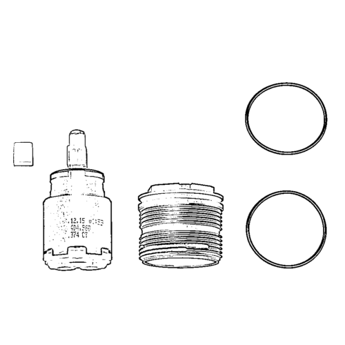 Alternative view of ΜΗΧΑΝΙΣΜΟΣ GROHE ΚΕΡΑΜΙΚΟΣ 46374