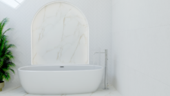 ΜΠΑΝΙΟ ΣΟΡΑ ΒΑ105 170x80cm ΕΛΕΥΘΕΡΗΣ ΤΟΠΟΘΕΤΗΣΗΣ ΛΕΥΚΟ PICCADILLY