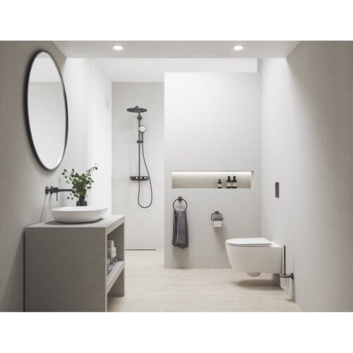 ΜΠΑΤΑΡΙΑ ΝΙΠΤΗΡΑ ΕΝΤΟΙΧΙΖΟΜΕΝΗ ESSENCE 19967AL1 BRUSHED HARD GRAPHITE GROHE