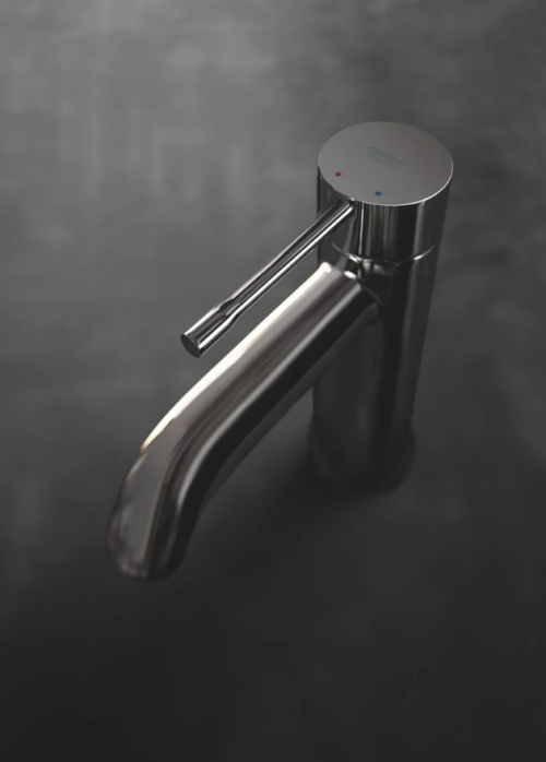 ΜΠΑΤΑΡΙΑ ΝΙΠΤΗΡΟΣ ESSENCE 23589AL1 BRUSHED HARD GRAPHITE GROHE