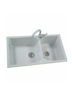 ΝΕΡΟΧΥΤΗΣ ΣΥΝΘΕΤΙΚΟΣ 92x51cm SANITEC 307 WHITE