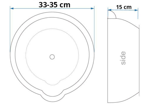 Alternative view of ΝΙΠΤΗΡΑΣ RIVERSTONE NATURAL Φ33-35 ΕΛΕΥΘΕΡΗΣ ΤΟΠΟΘΕΤΗΣΗΣ PICCADILLY