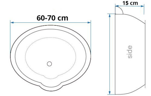 Alternative view of ΝΙΠΤΗΡΑΣ RIVERSTONE NATURAL Φ60-70 ΕΛΕΥΘΕΡΗΣ ΤΟΠΟΘΕΤΗΣΗΣ PICCADILLY
