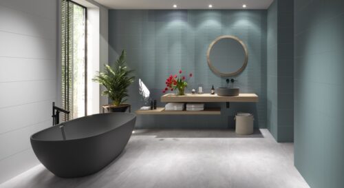 ΠΛΑΚΑΚΙ ΚΕΡΑΜΙΚΟ ΚΟΛΟΡΜΑΤ ΑΚΟΥΑ RLV 30x90cm ΜΑΤ RECTIFIED ΠΡΩΤΗΣ ΠΟΙΟΤΗΤΑΣ