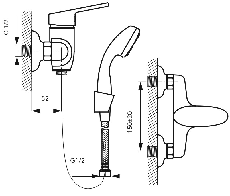 BSM77 <ul>
<li>μηχανισμός κεραμικών δίσκων</li>
<li>υποδοχή: G1/2</li>
<li>σύνδεσης ντους: G1/2</li>
<li>περιλαμβάνεται τηλέφωνο & σπιράλ</li>
</ul>
<p><img src="https://b2b.karag.gr/media/wysiwyg/product_ferro/BSM77-sxedio.jpg" alt="" width="295" height="252" /></p>