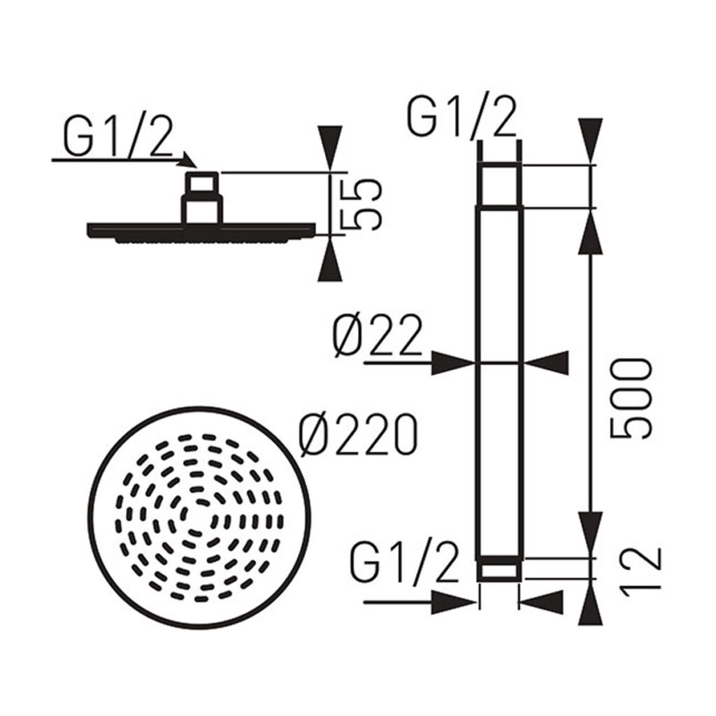 NPT02 <ul>
<li>κεφαλή ντους μίας λειτουργίας</li>
<li>σύστημα εύκολης αφαίρεσης αλάτων</li>
<li>μήκος: 50cm</li>
<li>υποδοχή: G1/2 σφαιρικής σύνδεσης</li>
<li>ροζέτα</li>
</ul>
<p><img src="https://b2b.karag.gr/media/wysiwyg/product_ferro/NPT02-sxedio.jpg" alt="" width="345" height="345" /></p>
