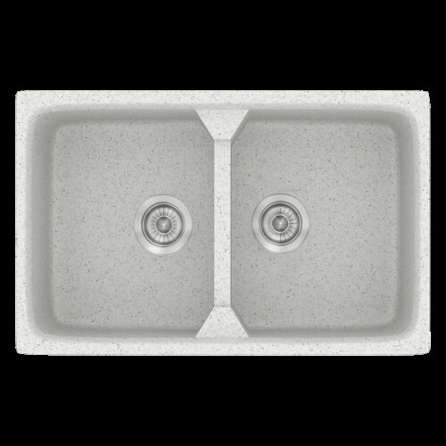 ΝΕΡΟΧΥΤΗΣ ΣΥΝΘΕΤΙΚΟΣ 78x51cm CLASSIC 318 GRANITE WHITE SANITEC